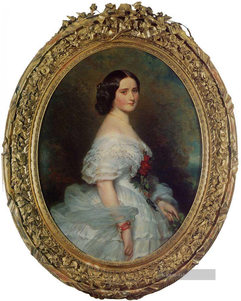Anna Dollfus Baronin de Bourgoing Königtum Porträt Franz Xaver Winterhalter Ölgemälde